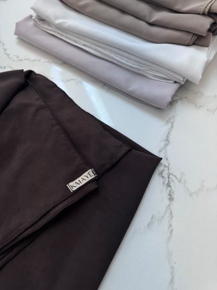 Scarf for travel (( dark brown ))color