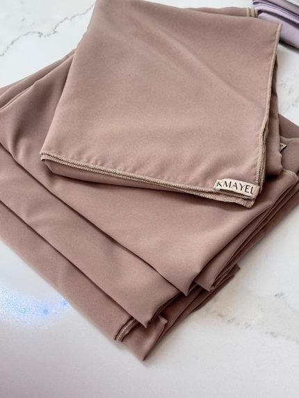 Scarf for travel (( Light brown ))color
