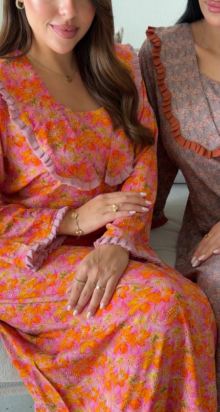 cotton dress and shaila sheefon no E77
